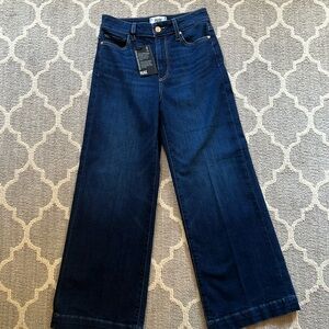 Paige Anessa Wide Leg Ankle length Jean. Size 26